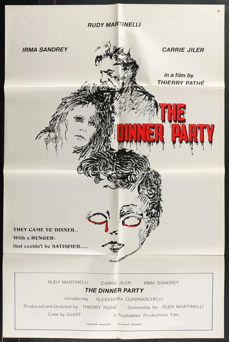 The Dinner Party (1979) Original Movie Poster F 27x41