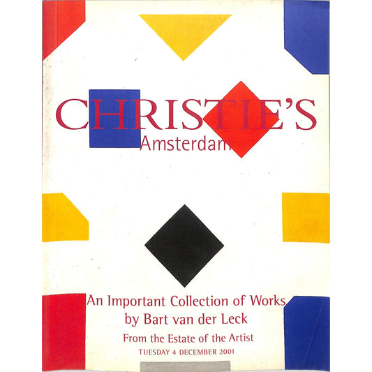 Christie's Collection of Bart Van Der Leck Auction Catalog December 4, 2001