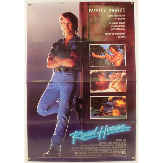Road House (1989) Original Movie Poster Folded 27x39.5
