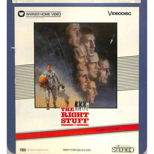 The Right Stuff (1983) Vintage Double CED Videodisc