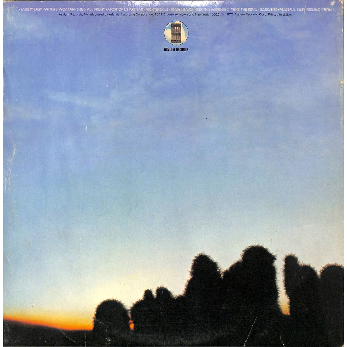 Eagles Self-Titled Vinyl Record SD-5054