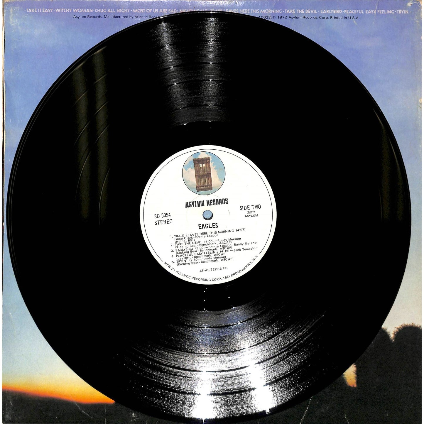 Eagles Self-Titled Vinyl Record SD-5054