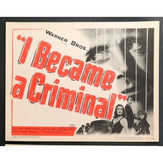 I Became a Criminal (1947) Original Lobby Card Movie Poster 11x14