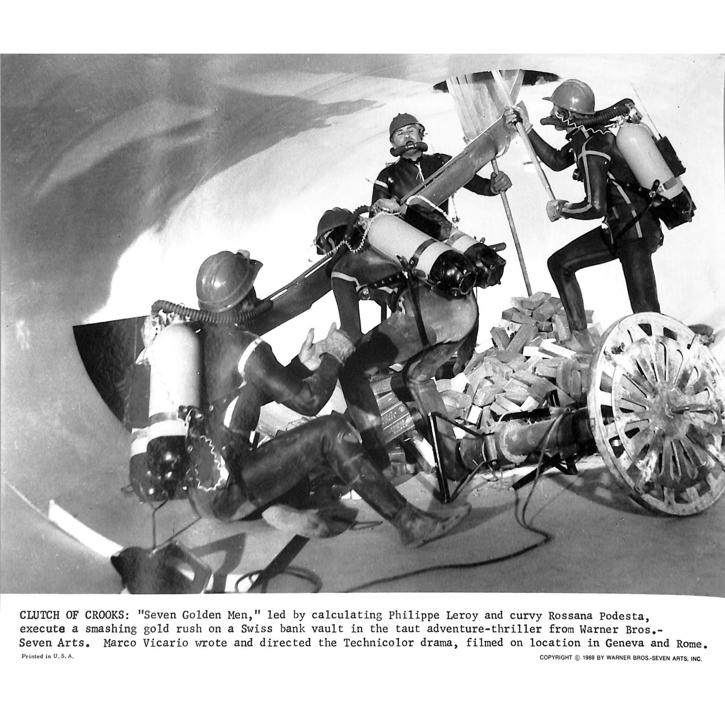 Seven Golden Men (1965) 5 Movie Still Set 8x10