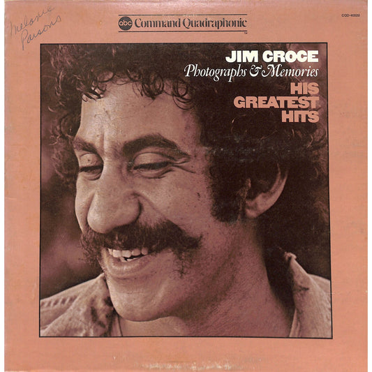 Jim Croce - Photographs and Memories (His Greatest Hits) Vinyl Record CQD-40020