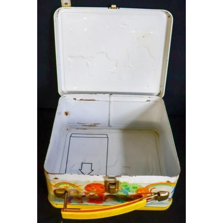 Vintage metal Care Bear Cousins lunchbox w thermos