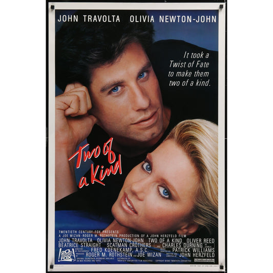 Two of a Kind (1983) Original Movie Poster Rolled 27x41