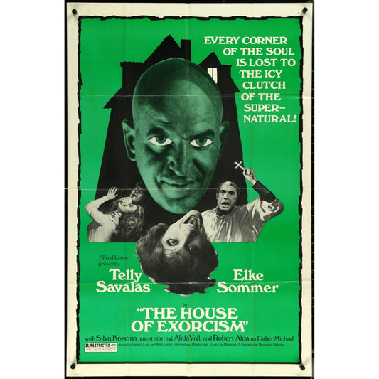 The House of Exorcism (1975) Original Movie Poster Folded 27x41