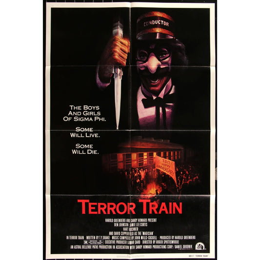 Terror Train (1980) Original Cult Horror Movie Poster 27x41 Folded EM4-19