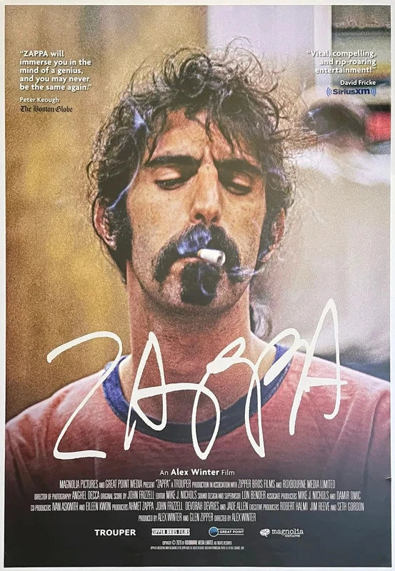 Zappa 2020 Original Movie Poster 27x40 SS Frank Zappa Alex Winter