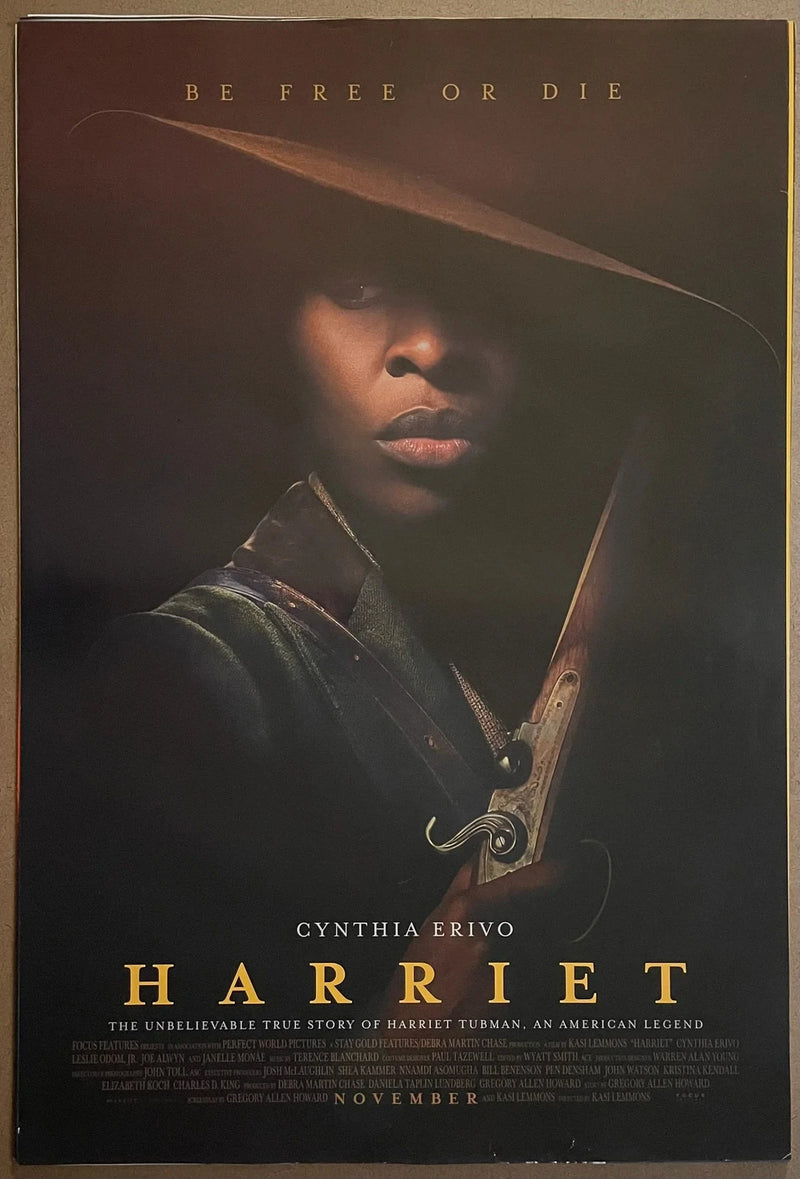 Harriet 2019 Cynthia Erivo Historical Drama 27x40 Double-Sided Poster