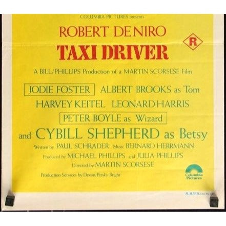 Taxi Driver (1976) Original Australian Daybill Poster 13.5"x30" Robert De Niro