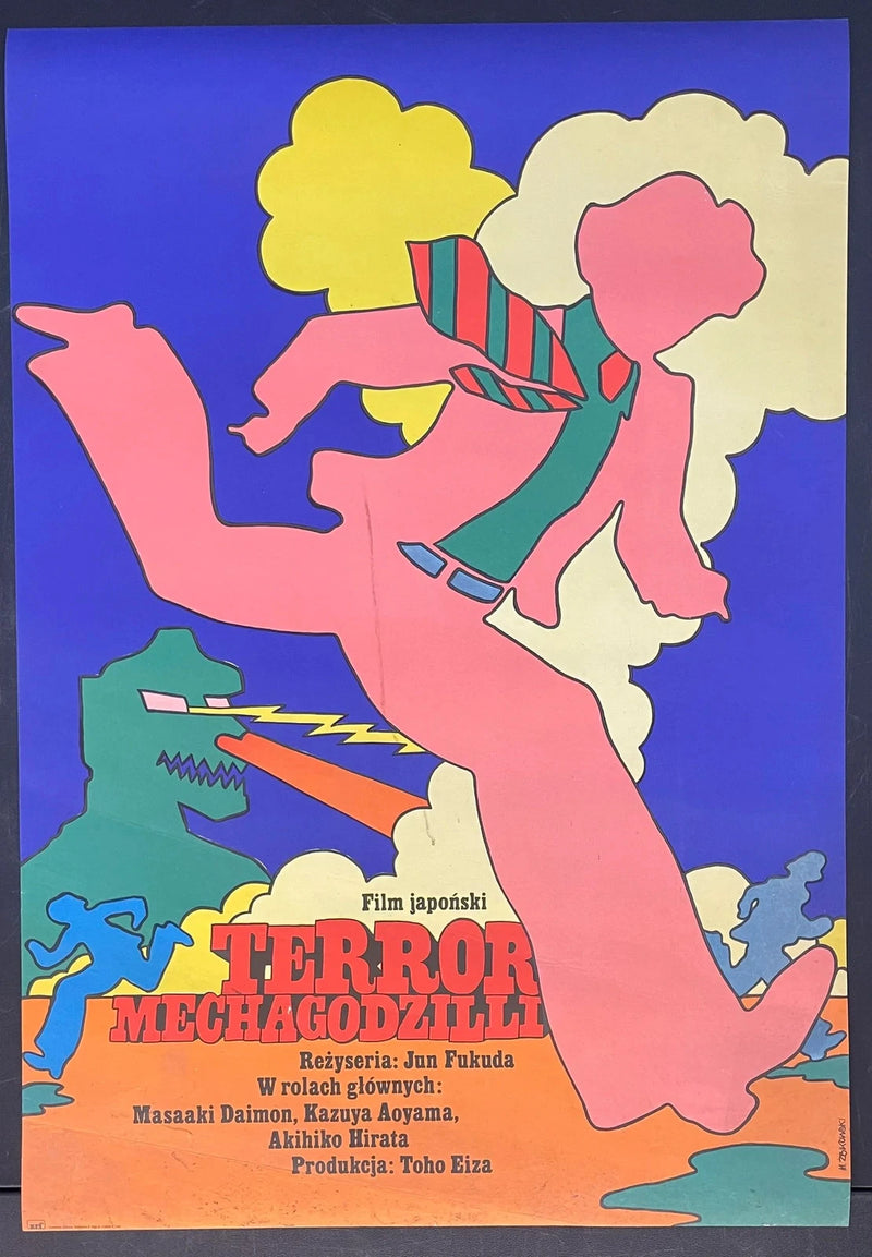 Terror Mechagodzilla (1975) Original Polish Poster 22x33