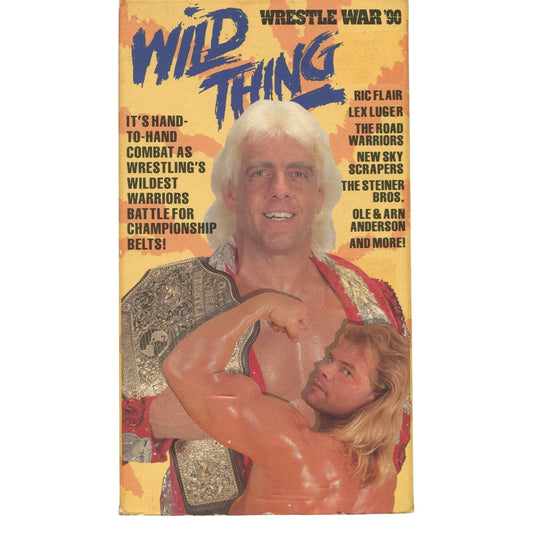 Wrestling War '90 Wild Thing (1990) Wrestling VHS Tape