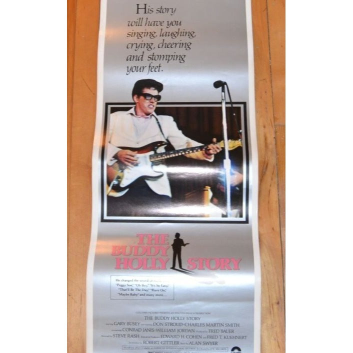 The Buddy Holly Story (1978) Original Movie Poster 14x36 Rolled