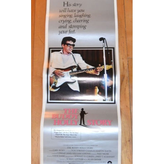 The Buddy Holly Story (1978) Original Movie Poster 14x36 Rolled