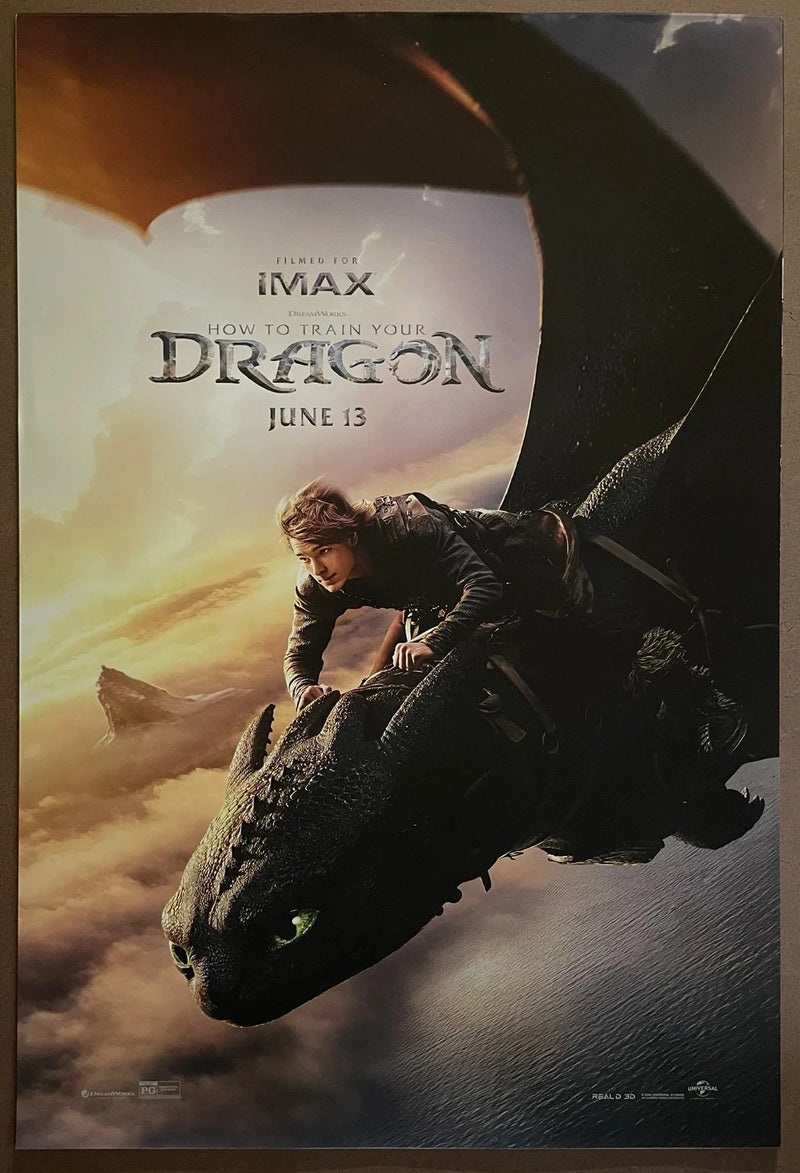 How to Train Your Dragon 2025 IMAX USA One-Sheet Rolled DS Poster