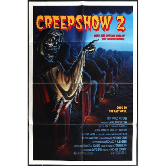 Creepshow 2 (1987) Original Folded Movie Poster 27x41 Good Cond EM4-82