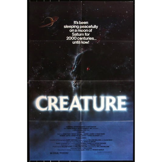 Creature (1985) Original Movie Poster 26x40 80's Cult Sci-Fi Horror EMP59