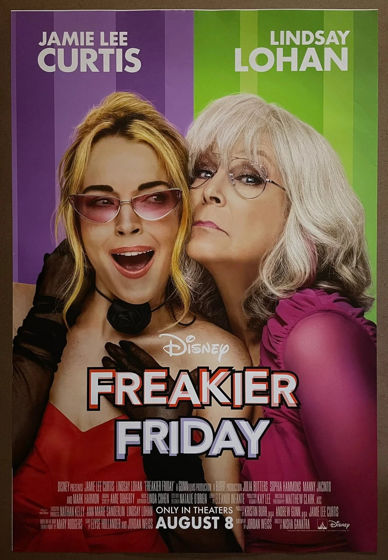 Freakier Friday 2025 USA One-Sheet Rolled Poster Jamie Lee Curtis DS 27x40
