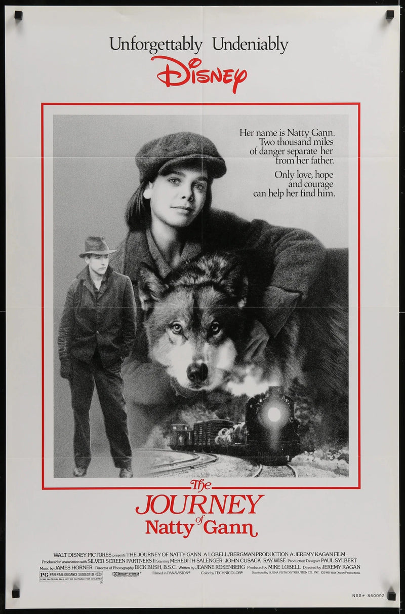 The Journey of Natty Gann 1985 Original 27x41 Folded Disney Movie Poster