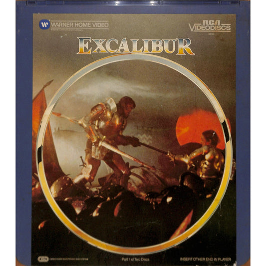 Excalibur Part 1 (1981) Vintage CED RCA SelectaVision Videodisc TESTED WORKING