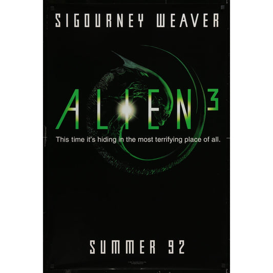 Alien³ (1992) Original Single-sided Movie Poster Rolled 27x40