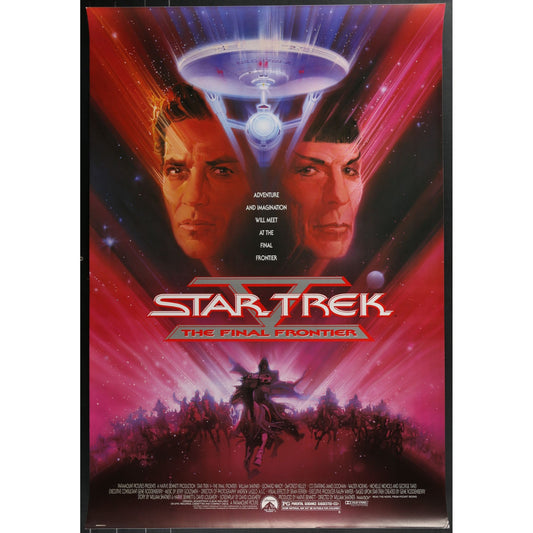 STAR TREK V - The Final Frontier (1989) Original Movie Poster 27x40