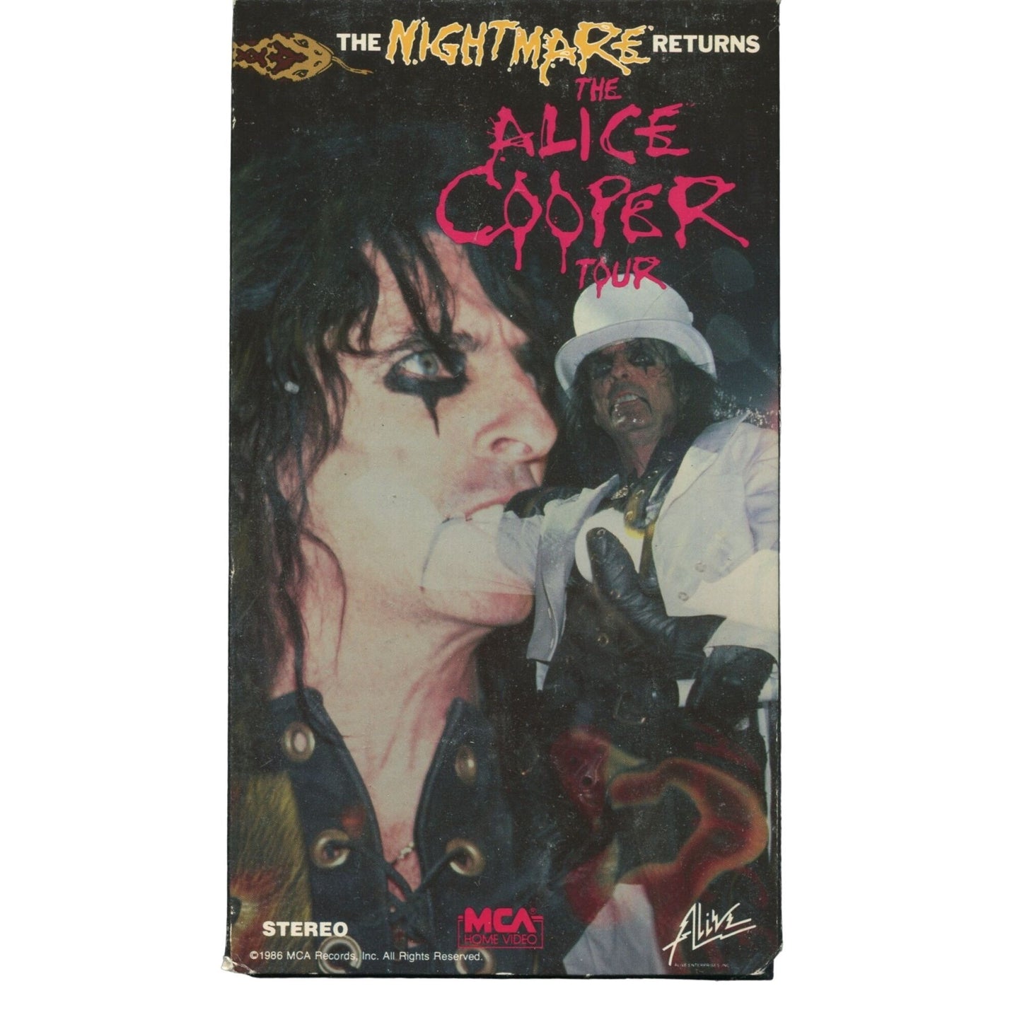 Alice Cooper - The Nightmare Returns Tour (1986) Live Concert VHS