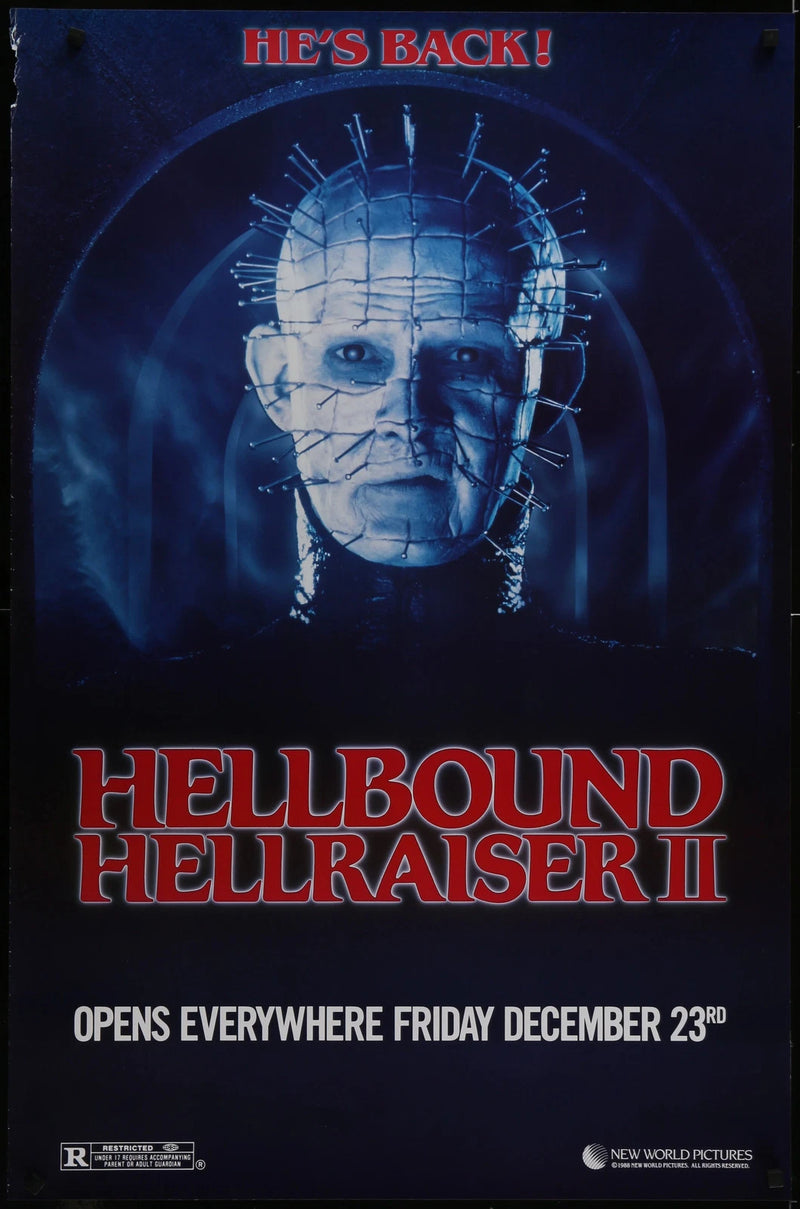Hellbound Hellraiser II (1988) Original Movie Poster SS 26.5x40 Horror