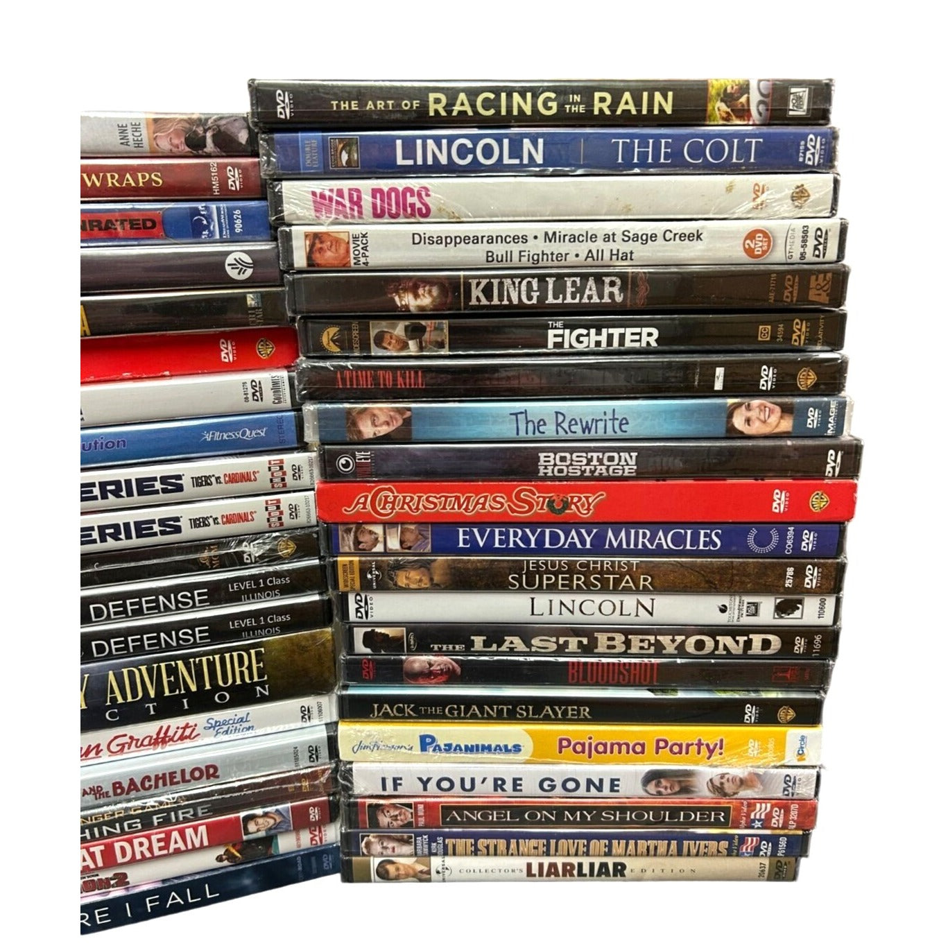 BULK LOT 103 Brand New Sealed DVDs Movies, TV, Documentaries Multi-Genre SG2-8