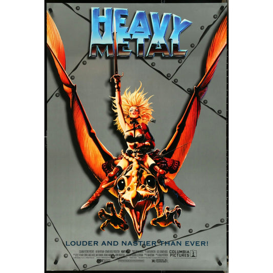 Heavy Metal (1981) Re-release Movie Poster 27x40 Rolled GREAT CONDITION! EM2-5