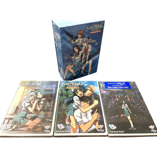 Full Metal Panic? Fumoffu Complete DVD Set Volume 1-4 w/ Collectible Starter Box