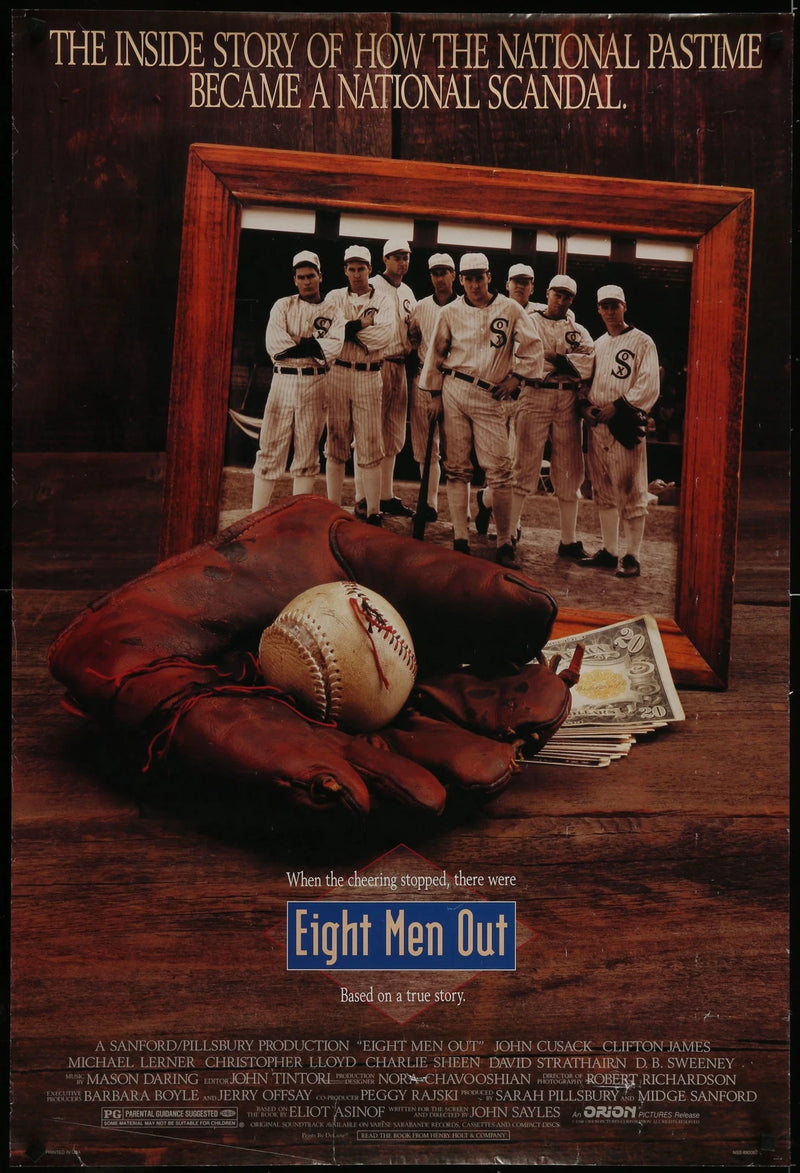 Eight Men Out (1988) Original Movie Poster SS 27x40 Baseball Drama