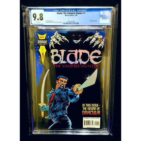 1994 Marvel BLADE The Vampire Hunter #1 CGC 9.8 1st Solo Series Holochrome Logo