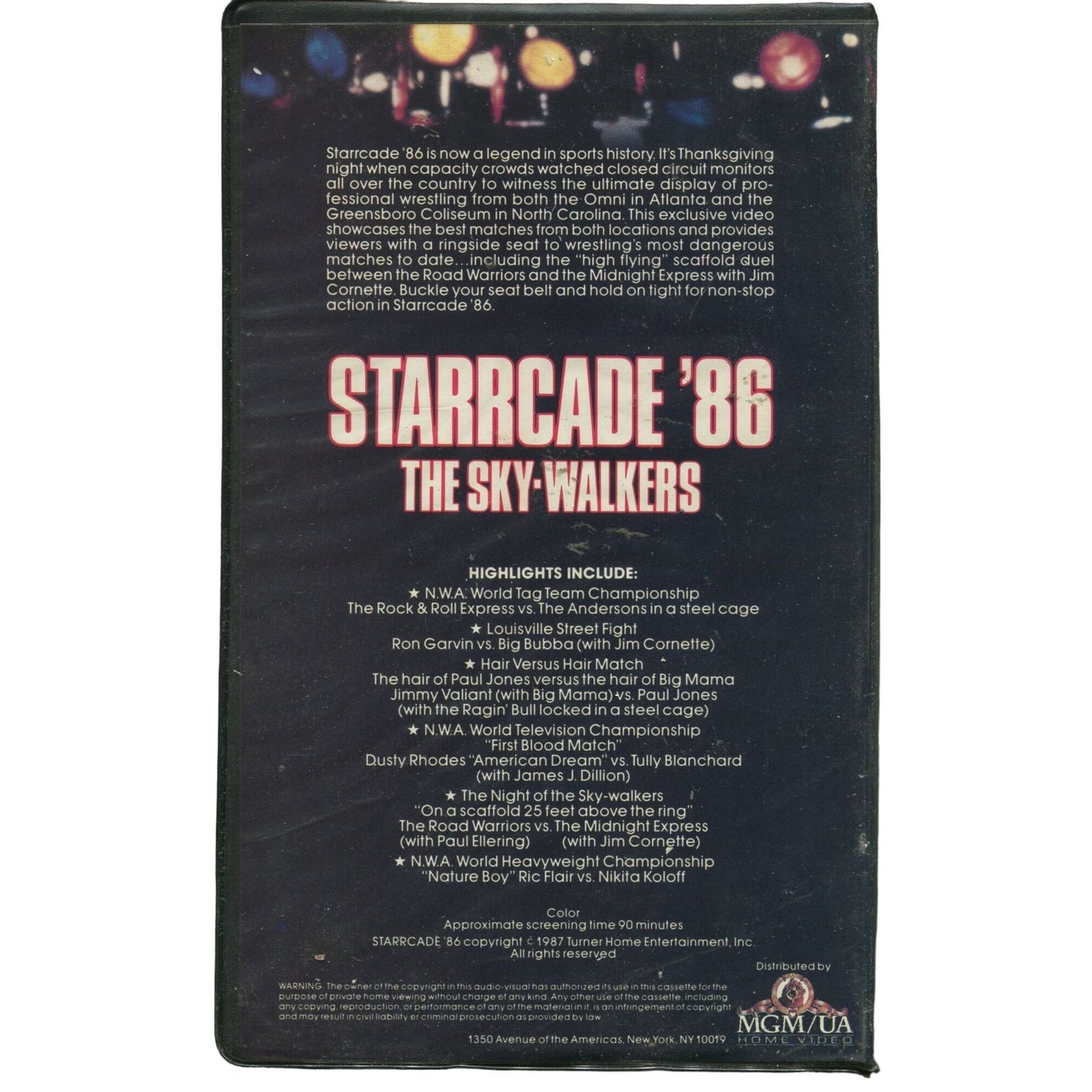 Starrcade '86: The Sky-Walkers (1986) Wrestling VHS Tape