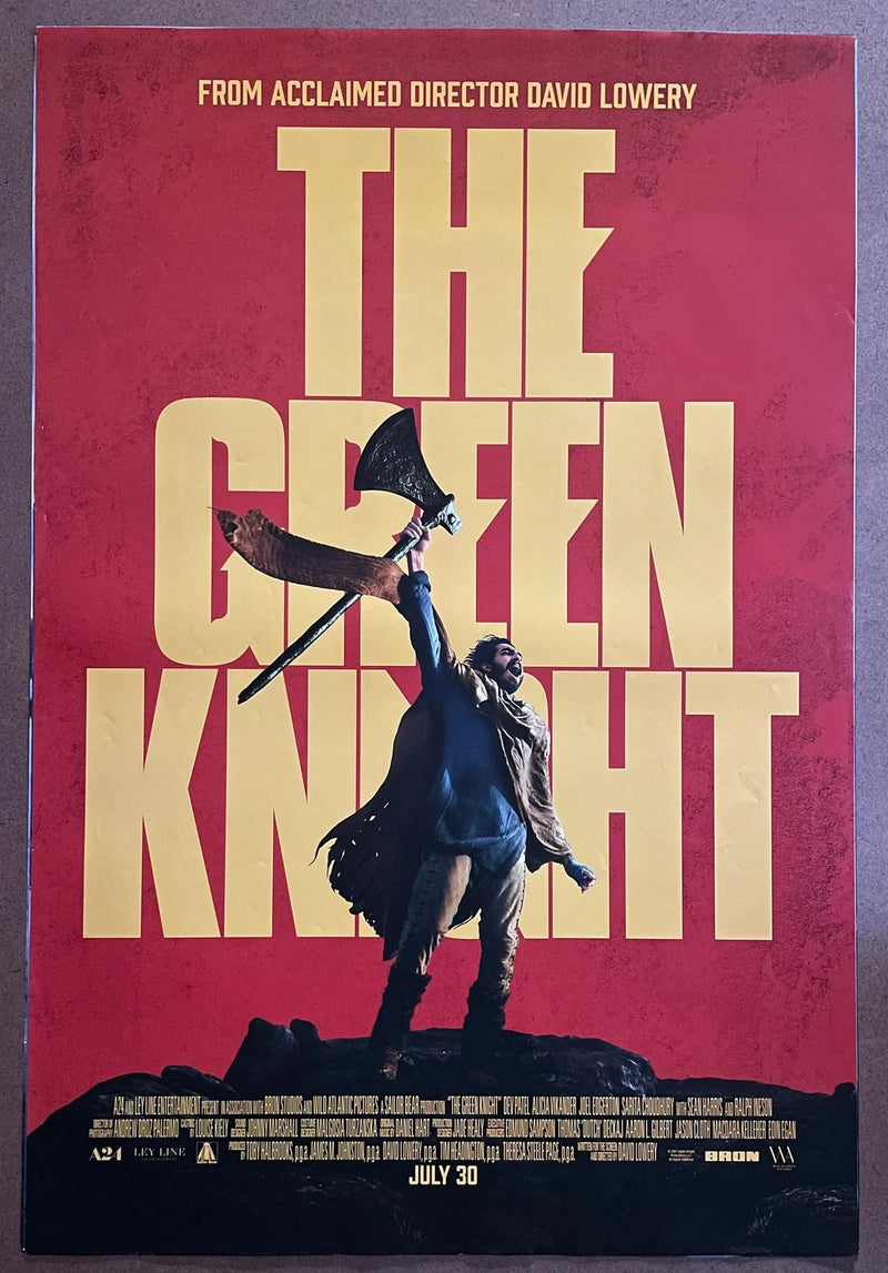 The Green Knight 2021 US One-Sheet rolled Movie Poster Dev Patel A24