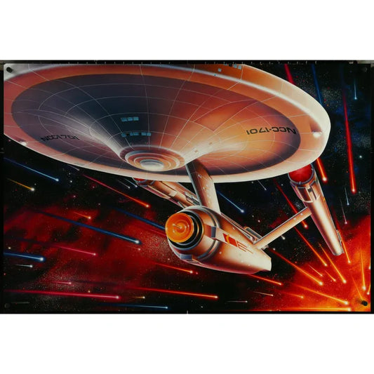 STAR TREK 25th Anniversary Set USS Enterprise Original Movie Poster 27x40
