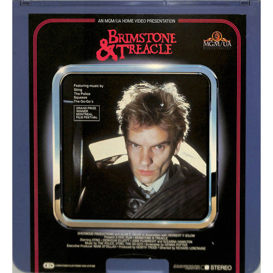 Brimstone & Treacle (1982) Vintage CED Videodisc