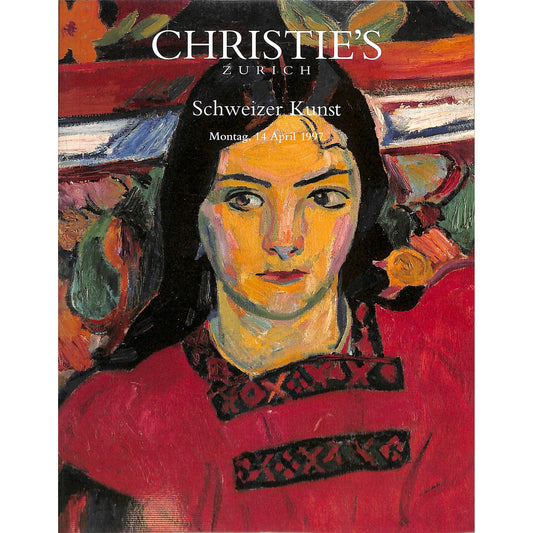 Christie's Schweizer Kunst Auction Catalog, April 1997