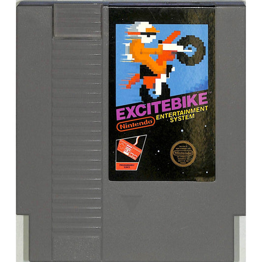 Excitebike (1984) Nintendo NES Cartridge + Instruction Booklet