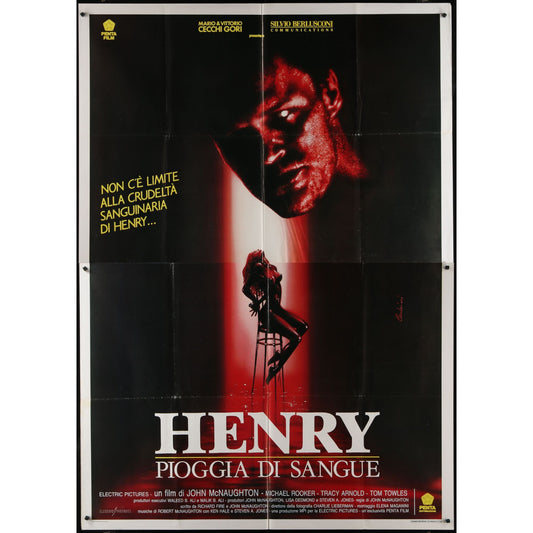 Henry: Portrait of a Serial Killer (1986) Orig. Italian 2P Movie Poster 55x78