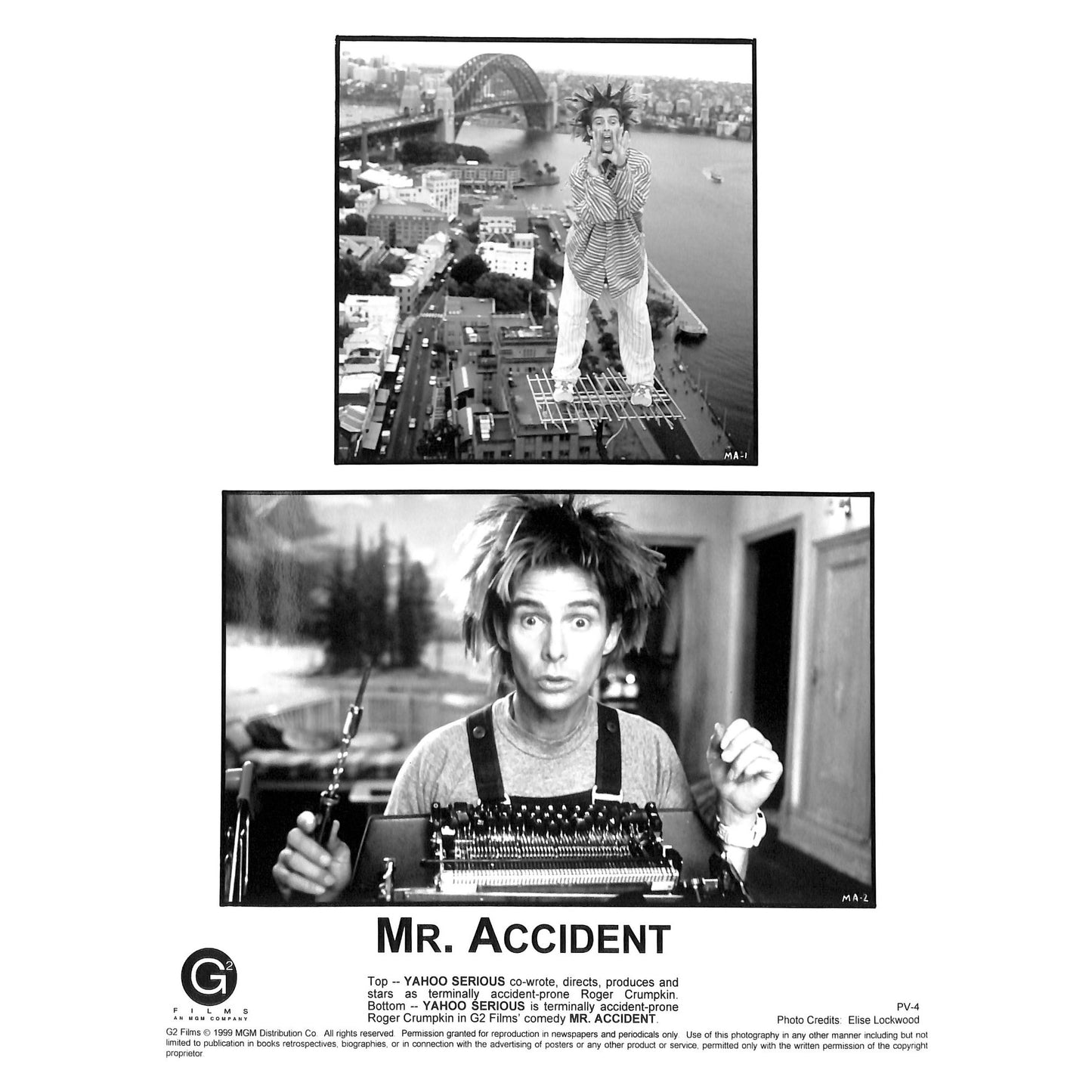 Mr. Accident (2000) Movie Still #4 Yahoo Serious 8x10