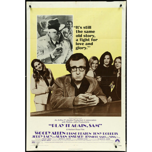 Play it Again, Sam (1972) Orig. Movie Poster 27x41 Folded Woody Allen EM1A86