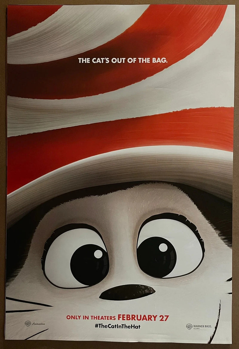 The Cat in the Hat 2026 USA 27x40 Double-Sided Animated Movie Poster