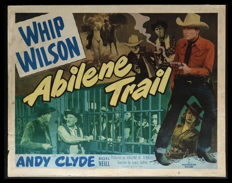 Abilene Trail (1951) Original Half-sheet Movie Poster 22x28