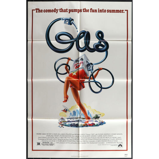 Gas (1981) Original Movie Poster Folded 27x41