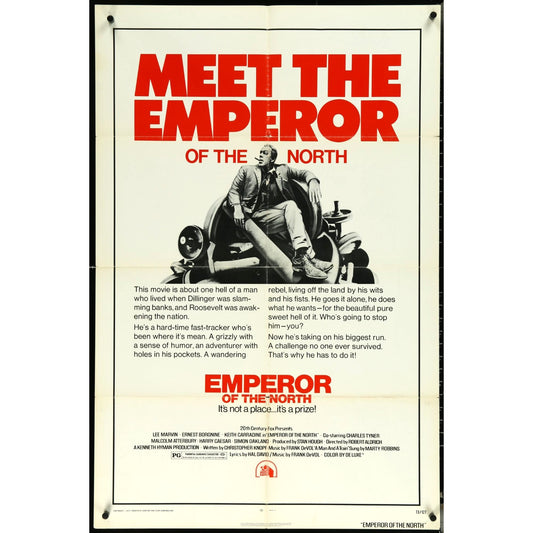 Emperor of the North (1973) Original Folded Movie Poster 27x41 Marvin EM4-104