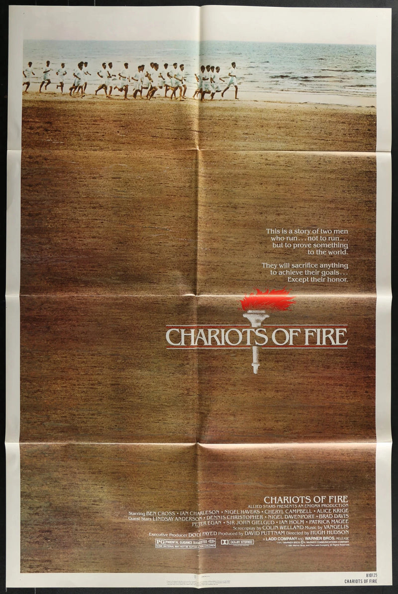 Chariots of Fire 1981 Original Movie Poster 27x40 Olympic Drama