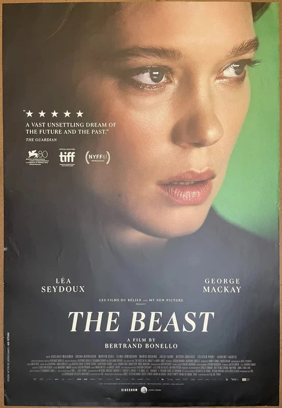 The Beast 2023 Original Movie Poster 27x40 SS Lea Seydoux George MacKay